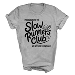 Load image into Gallery viewer, Slow Runners Club T-Shirt, Funny Running Tee
