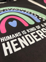 Load image into Gallery viewer, Personalised Teacher Tote Bag – Custom Name Rainbow Gift – Teaching Tiny Humans
