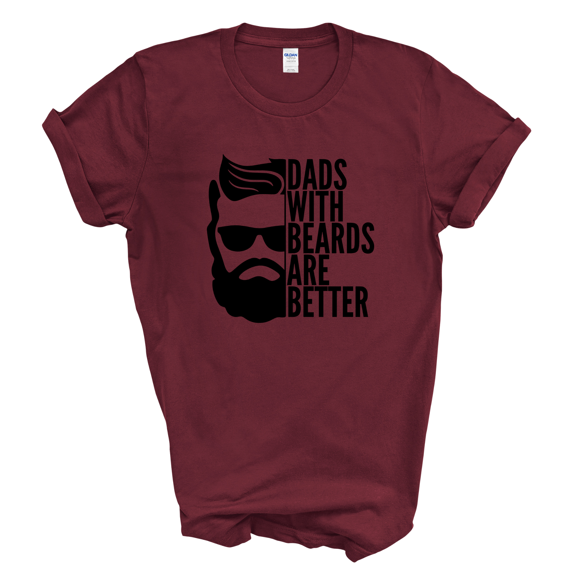 Dads With Beards Are Better Mens T-Shirt