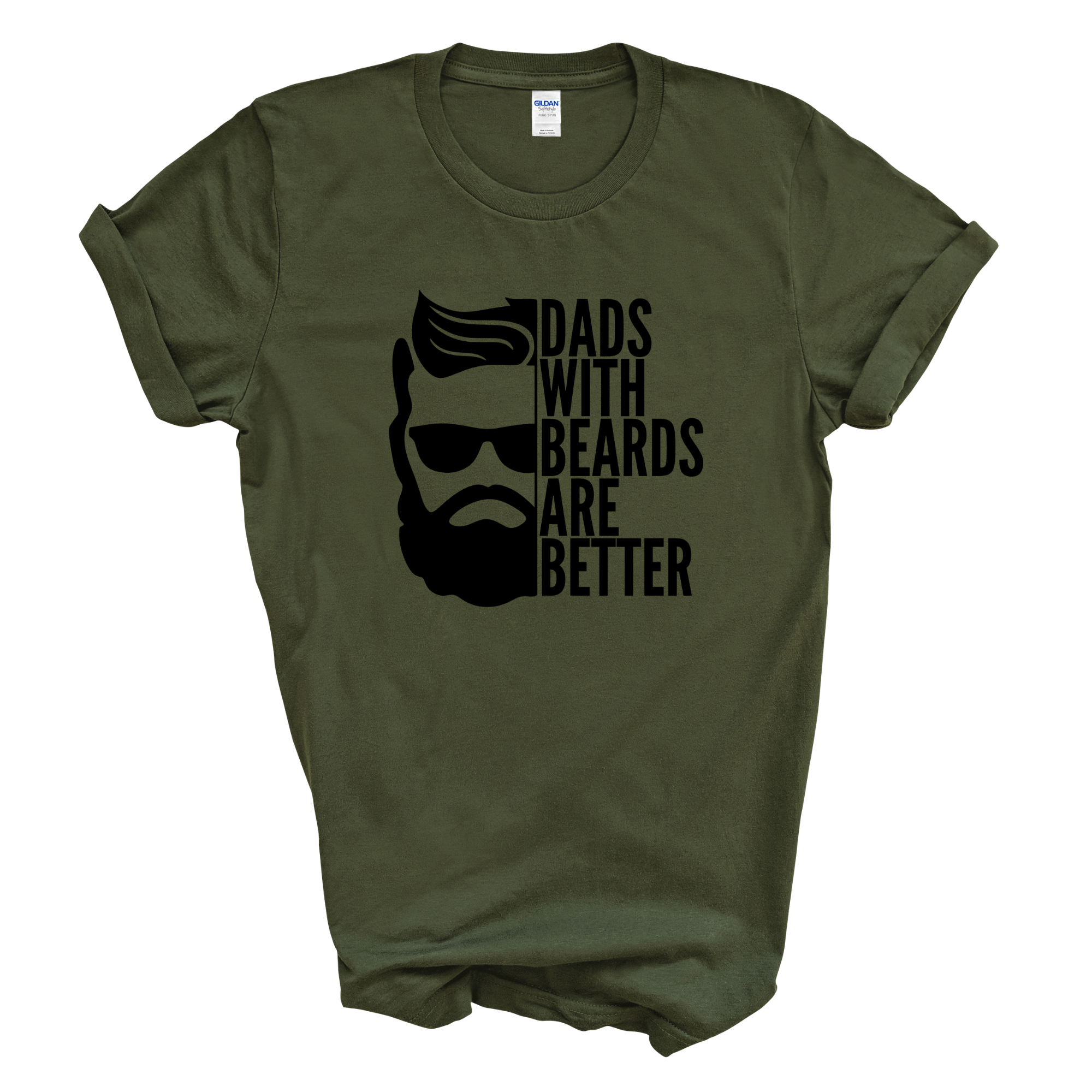 Dads With Beards Are Better Mens T-Shirt