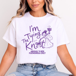 Load image into Gallery viewer, Personalised Tying The Knot Hen Party Shirts (Purple)
