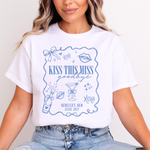 Load image into Gallery viewer, Kiss The Miss Goodbye Hen Party T-Shirt (Blue)
