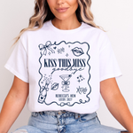 Load image into Gallery viewer, Kiss The Miss Goodbye Hen Party T-Shirt (Navy)

