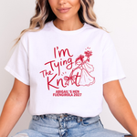 Load image into Gallery viewer, Personalised Tying The Knot Hen Party Shirts (Red)
