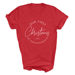 Load image into Gallery viewer, First Christmas as Grandparents Unisex T-Shirt

