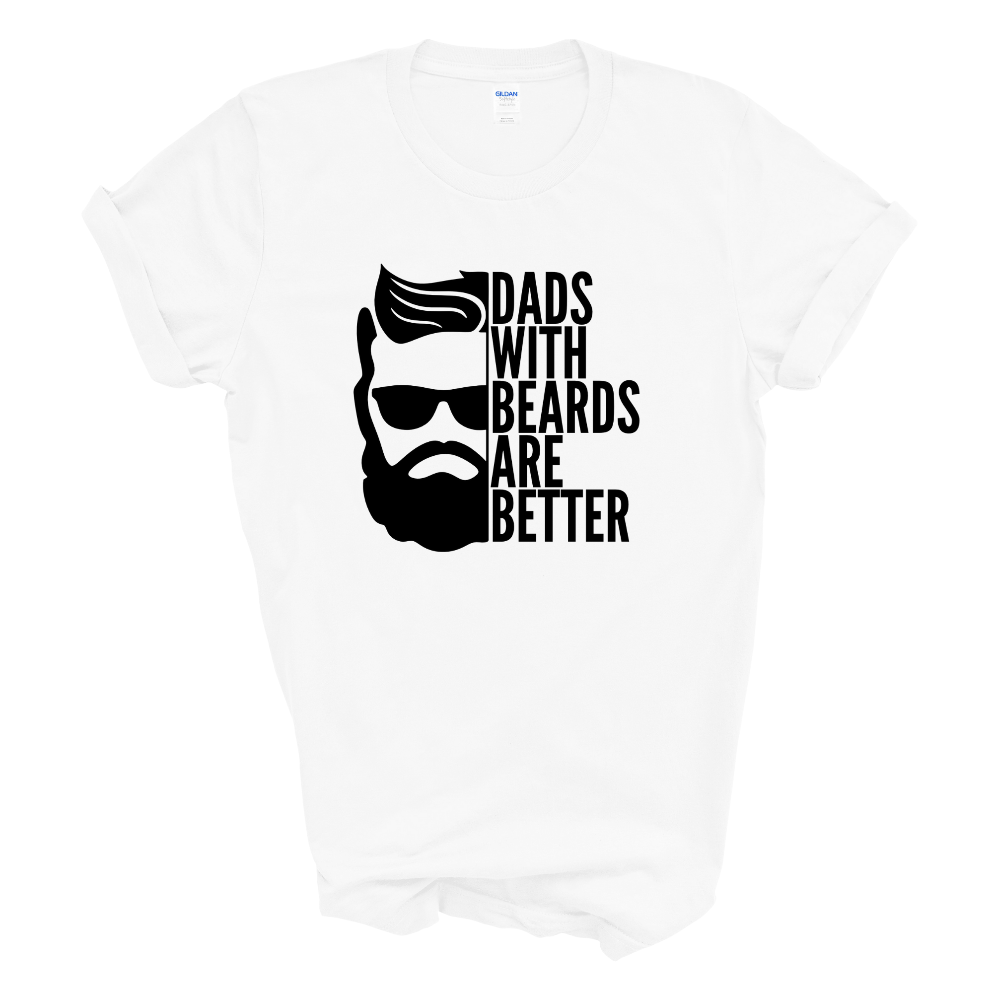 Dads With Beards Are Better Mens T-Shirt
