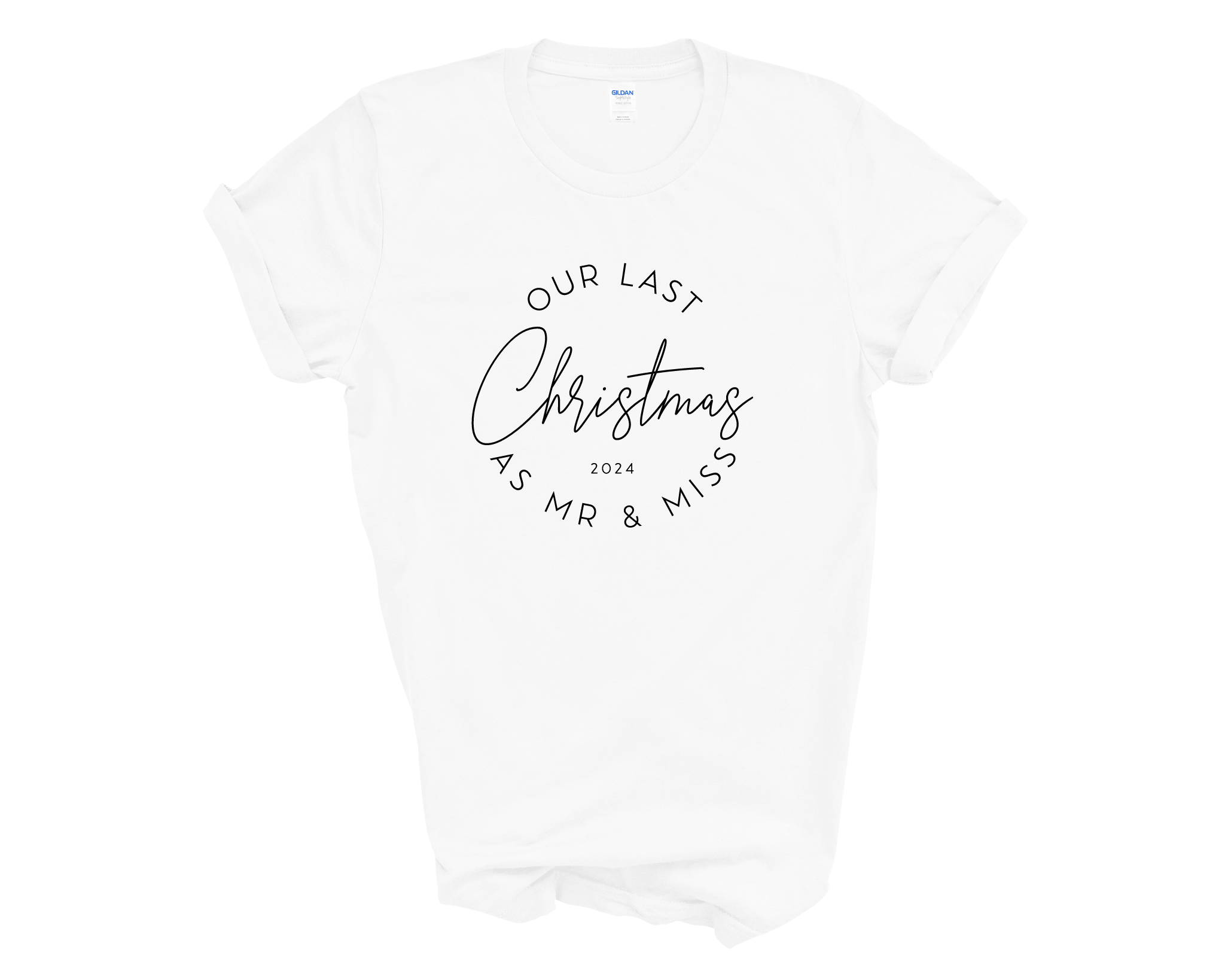 Last Christmas As Mr & Miss 2025 Unisex T-Shirt Couples