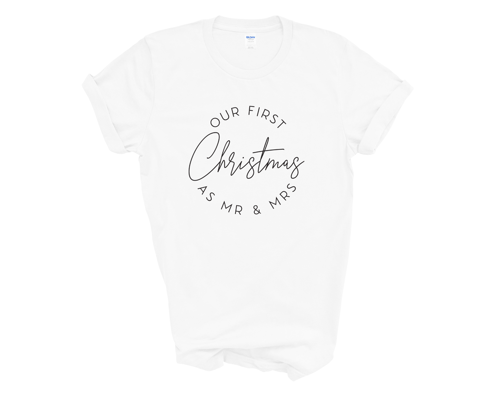 First Christmas As Mr & Mrs Unisex T-Shirt Couples