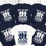 Load image into Gallery viewer, Personalised Last Rodeo Hen Party T-Shirts – Western Bridal Party Shirts (Navy)
