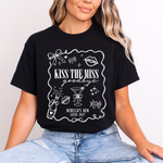 Load image into Gallery viewer, Kiss The Miss Goodbye Hen Party T-Shirt (Black)
