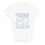 Load image into Gallery viewer, Last Toast On The Coast Hen Party T-Shirt (Blue)
