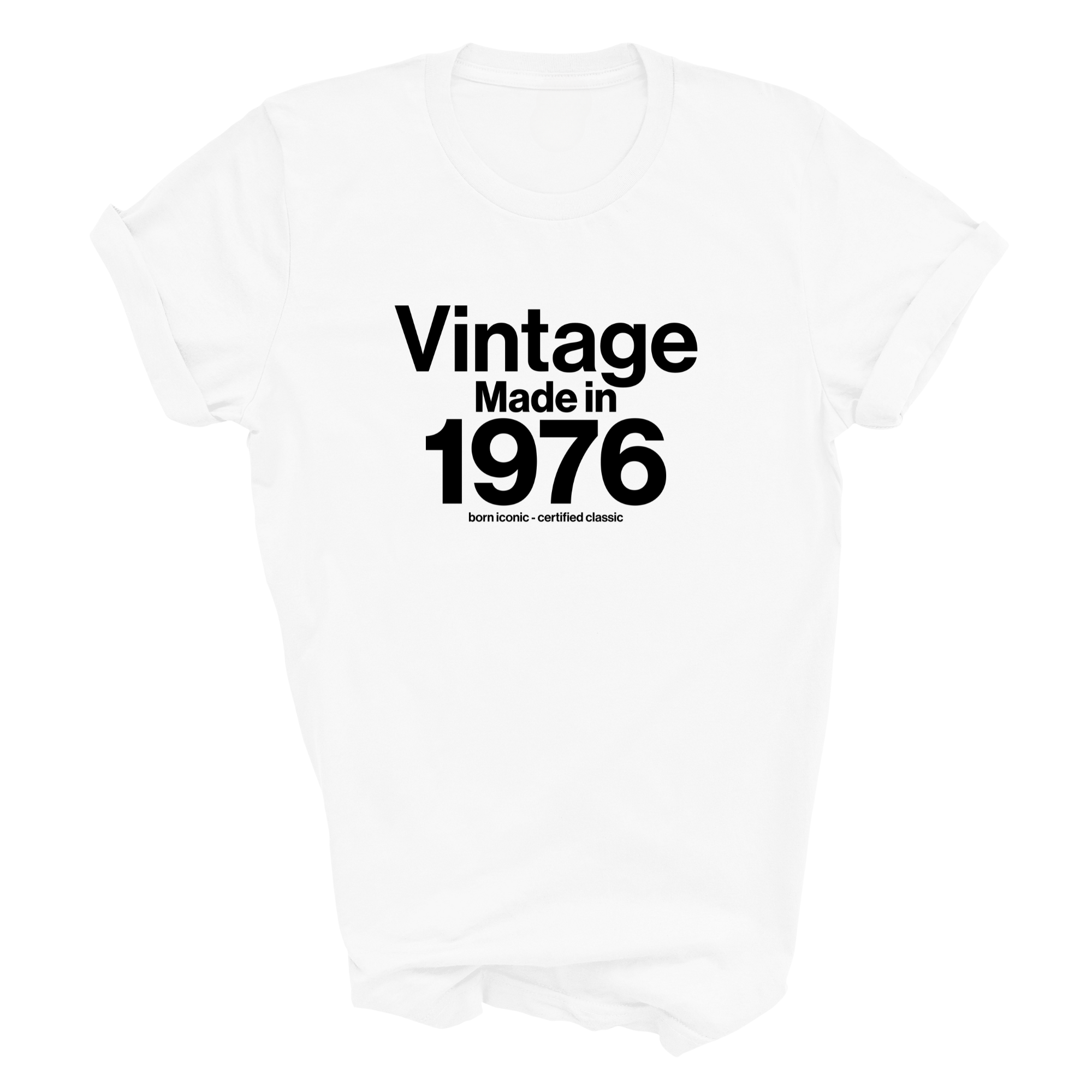 Custom Personalised Vintage Made In Your Year Unisex T-Shirt - Birthday Milestone Gift