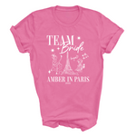 Load image into Gallery viewer, Personalised &#39;In Paris&#39; Hen Party T-Shirts - Azalea
