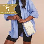 Load image into Gallery viewer, Personalised Initials Faux Leather Crossbody Phone Pouch Bag
