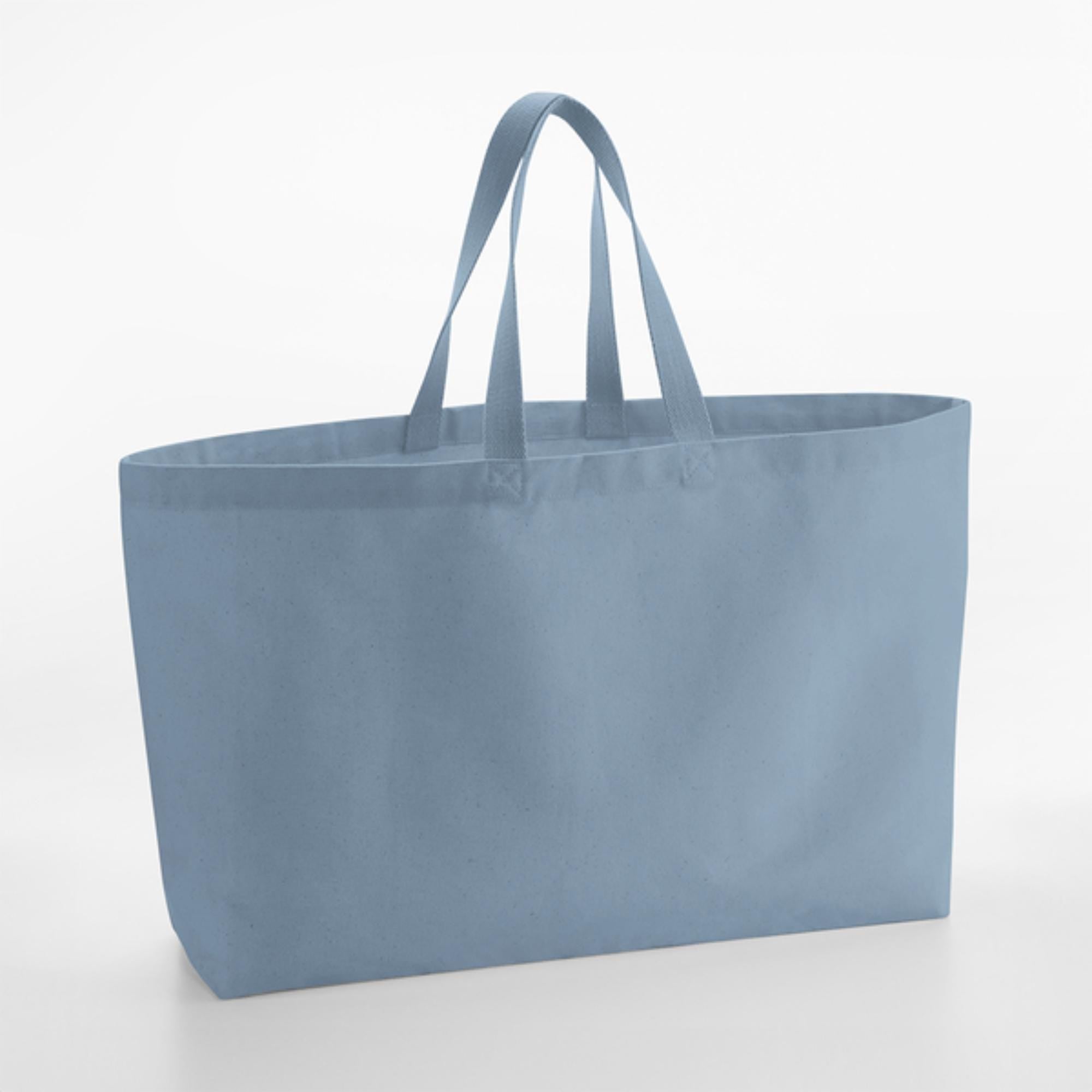 Personalised Initials Oversized Canvas Tote Bag