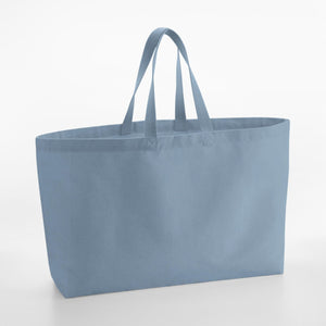 Personalised Initials Oversized Canvas Tote Bag