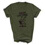 Load image into Gallery viewer, Per My Last Email T-shirt - Funny Work Bunny Graphic Tee
