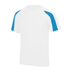 Custom Printed Sports Contrast T-Shirt – Add Your Logo or Text Kids/Adult Sizes