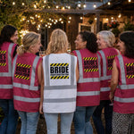 Load image into Gallery viewer, Hen Party Hi Viz Vests Hen Do Fancy Dress Builder Bride Construction Theme
