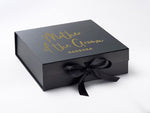 Load image into Gallery viewer, Personalised Mother of the Bride / Groom Large BLACK Gift
