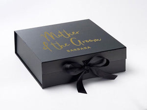 Personalised Mother of the Bride / Groom Large BLACK Gift