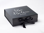 Load image into Gallery viewer, Personalised Father of the Bride / Groom Large BLACK Gift Box
