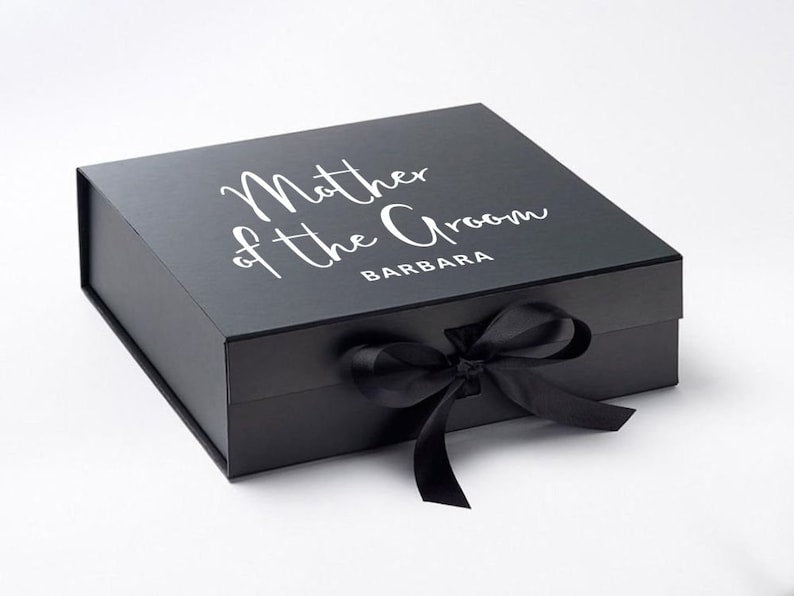 Personalised Mother of the Bride / Groom Large BLACK Gift
