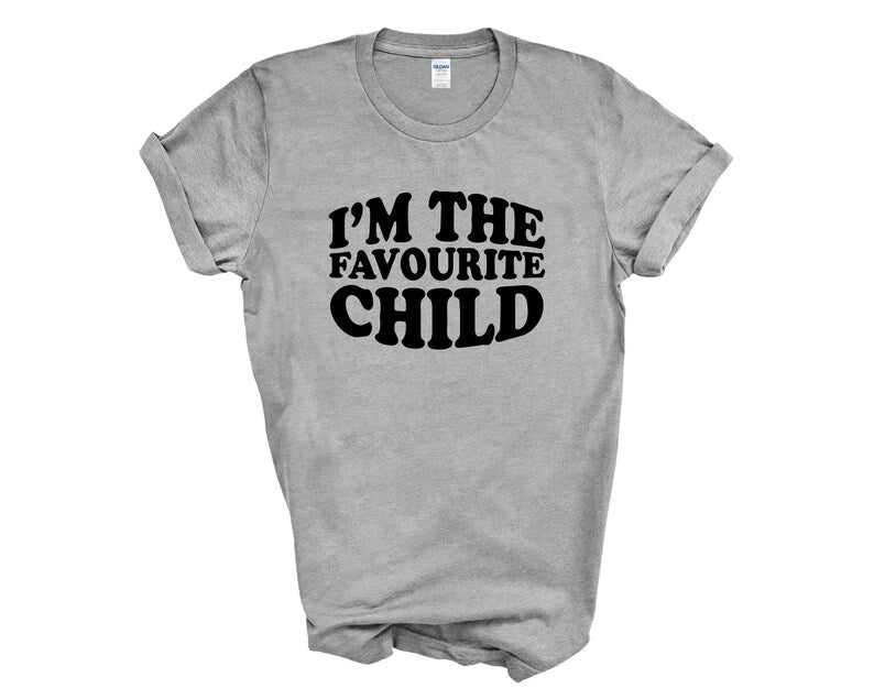 I'm The Favourite Child Adult T-shirt