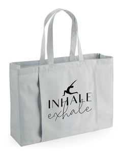 Inhale Exhale Organic Yoga Mat Tote Bag