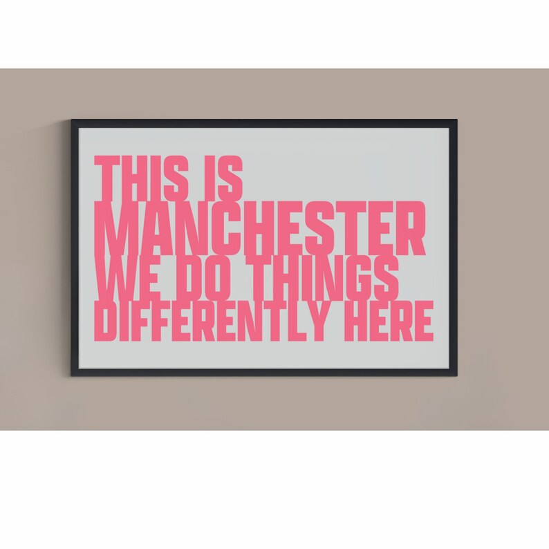 This Is Manchester Art Print