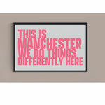 Load image into Gallery viewer, This Is Manchester Art Print
