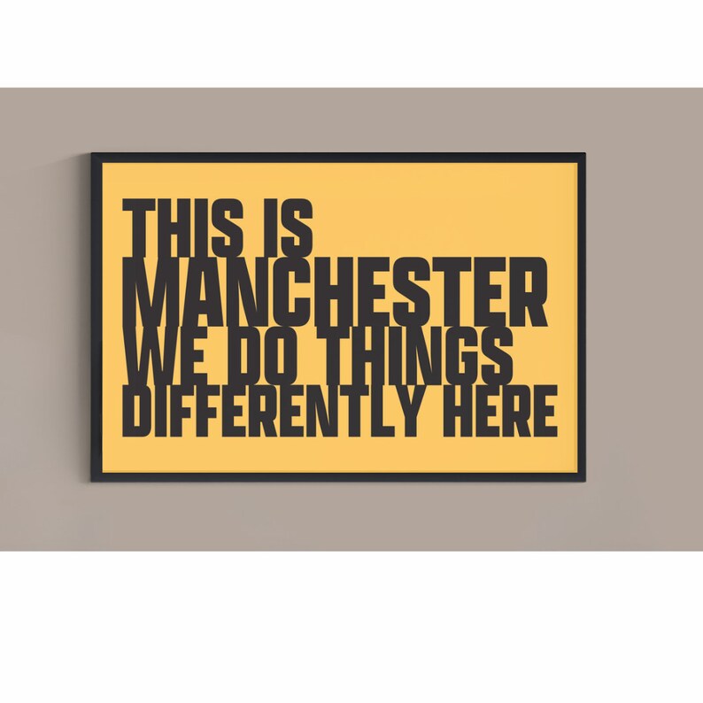 This Is Manchester Art Print