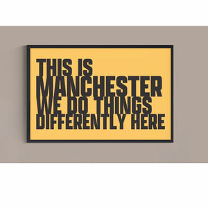 This Is Manchester Art Print