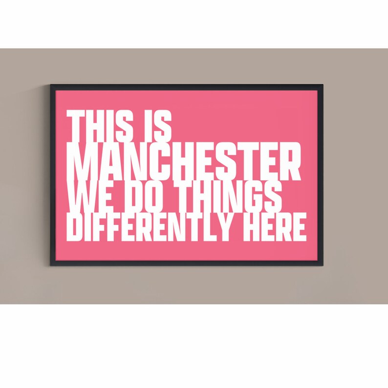 This Is Manchester Art Print