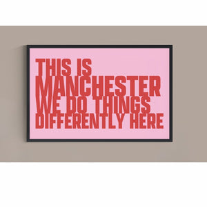 This Is Manchester Art Print
