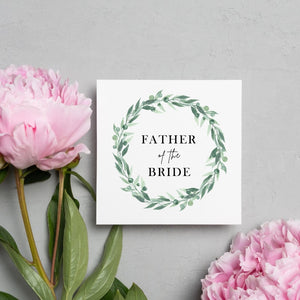 Father Of The Bride Wedding Greeting Card
