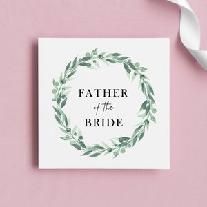 Father Of The Bride Wedding Greeting Card