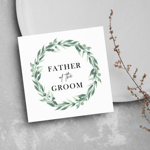 Father Of The Groom Wedding Greeting Card