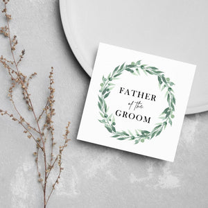 Father Of The Groom Wedding Greeting Card