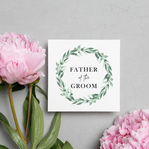 Father Of The Groom Wedding Greeting Card