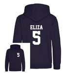 Load image into Gallery viewer, Kids Personalised Sport Hoodie Team Kit NAME &amp; NUMBER
