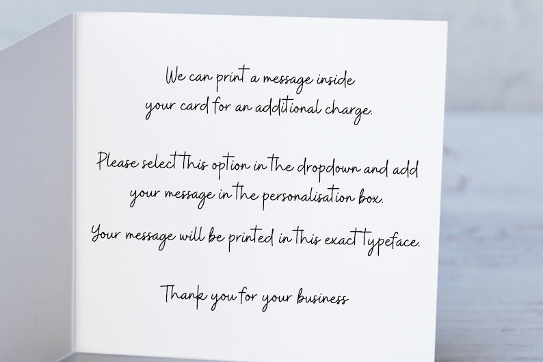 Personalised 70th Birthday Card Name Card