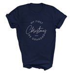 Load image into Gallery viewer, First Christmas As Grandad 2025 Adult T-Shirt
