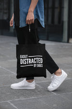 Load image into Gallery viewer, Easily Distracted By Dogs Lightweight Tote Bag
