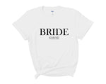 Load image into Gallery viewer, Personalised Hen Party T shirts BRIDE SQUAD 8
