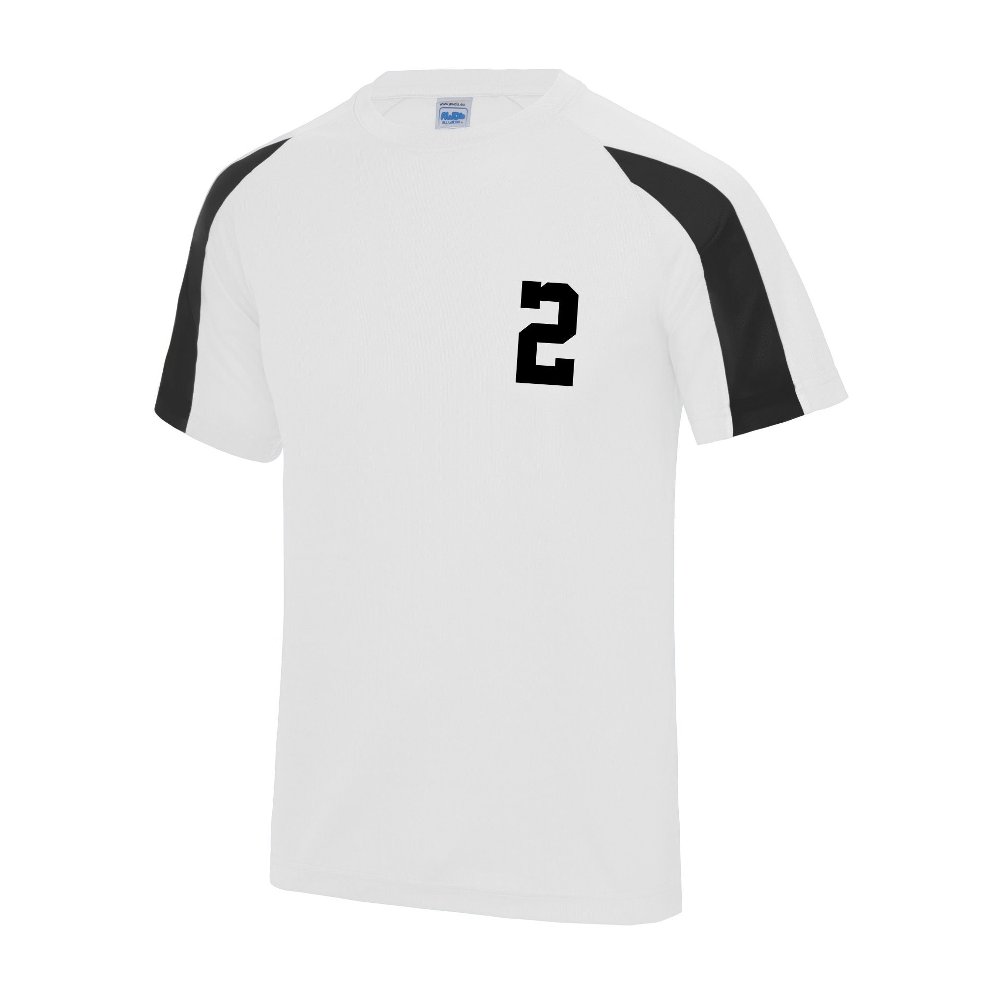 Adults Personalised Sport Football T-Shirt Contrast