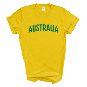 Australia Adult Tshirt Country Sport Fancy Dress