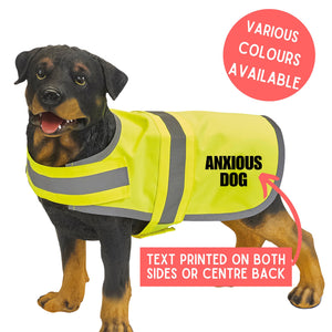 Anxious Dog Hi Vis Dog Vest Pet Vest