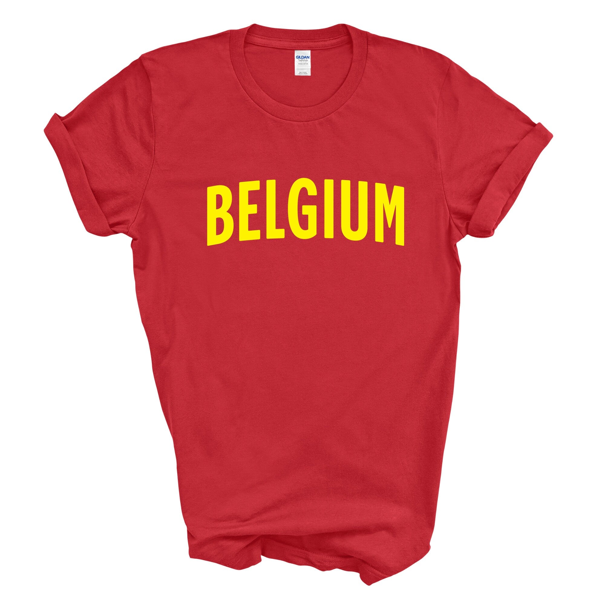 Belgium Adult Tshirt Country Sport Fancy Dress