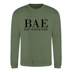 Load image into Gallery viewer, BAE Best Auntie Ever Sweatshirt Jumper
